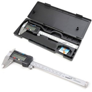 LCD Digitaler Messschieber Schieblehre 150mm +Inch +Etui Caliper