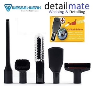 Wessel Werk Autopflege Düsen Set Car Wash Adapter für Tankstellen/SB Waschboxen Sauger detailmate - 1