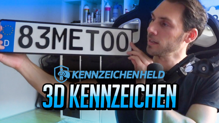 3D Kennzeichen Kennzeichenheld Gutschein
