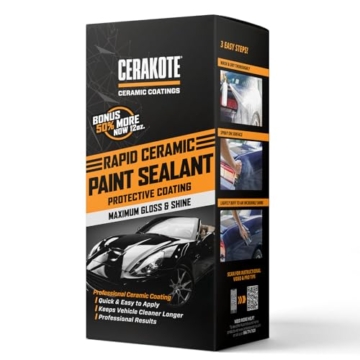 CERAKOTE Ceramic Paint Sealant | Profi Lackversiegelung auf Keramikbasis |wasser- und schmutzabweisend | schnelle und einfache Anwendung | Langzeitschutz | Tiefenglanz und Abperleffekt | #1 in den USA - 2