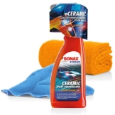 detailmate SONAX Xtreme Ceramic Spray-Versiegelung Set Coating Keramik Versiegelung für Autos mit 2X Mikrofasertuch, für Schutz und Glanz - 1