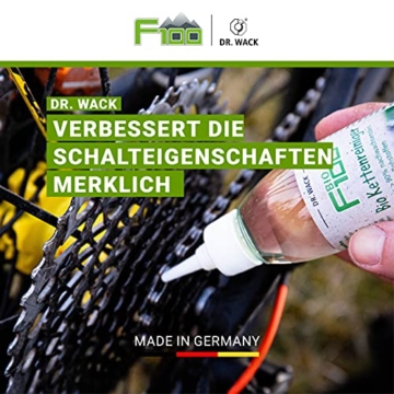 Dr. Wack – F100 Bio Kettenreiniger 100 ml - Premium Bio Fahrrad-Kettenreiniger - Verbessert Laufeigenschaften & beugt Verschleiß vor - Hochwertige Fahrradpflege – Made in Germany - 3