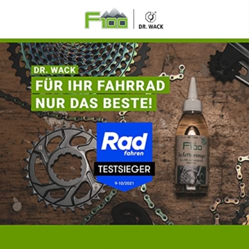 Dr. Wack – F100 Bio Kettenreiniger 100 ml - Premium Bio Fahrrad-Kettenreiniger - Verbessert Laufeigenschaften & beugt Verschleiß vor - Hochwertige Fahrradpflege – Made in Germany - 5