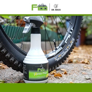 Dr. Wack - F100 Express-Pflege 500 ml I Premium Reinigung & Pflege für das komplette Fahrrad I Reinigung ohne Wasser I Hochwertige Fahrradpflege – Made in Germany - 5