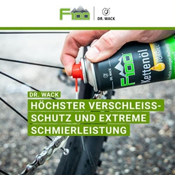 Dr. Wack - F100 Kettenöl – Spray 300 ml I Premium Fahrrad für weniger Reibung & Verschleiß I Hochwertige Fahrradpflege – Made in Germany - 2