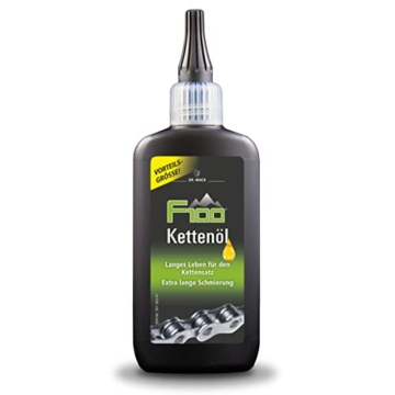 Dr. Wack - F100 Kettenöl – Tropfflasche 100 ml, Vorteilsgröße, Premium, für weniger Reibung & Verschleiß, für alle Fahrräder, Hochwertige Fahrradpflege – Made in Germany - 1