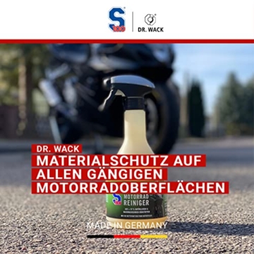 Dr. Wack – S100 Bio Motorradreiniger 750 ml I Entfernt hartnäckige Verschmutzungen wie Öl, Insekten oder Fettrückstände I > 97% natürliche Rohstoffe I Hochwertige Motorradpflege – Made in Germany - 3