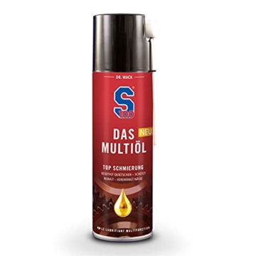 Dr. Wack - S100 DAS Multiöl 300 ml I Premium Motorrad-Multifunktionsöl mit top Schmierleistung, gegen Korrosion, Quietschen & Nässe I Hochwertiges Pflege-Spray für alle Motorräder – Made in Germany - 1