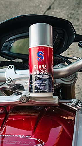 Dr. Wack - S100 Glanz-Wachs Spray mit Carnauba-Wachs 250 ml I Premium Motorrad-Sprühwachs für alle Motorräder I Für alle Oberflächen geeignet I Hochwertige Motorradpflege – Made in Germany - 2