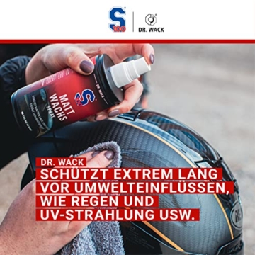 Dr. Wack - S100 Matt-Wachs Spray 250 ml I Premium Motorrad-Sprühwachs für alle Motorräder I Für alle matten Oberflächen geeignet I Hochwertige Motorradpflege – Made in Germany - 2