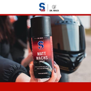 Dr. Wack - S100 Matt-Wachs Spray 250 ml I Premium Motorrad-Sprühwachs für alle Motorräder I Für alle matten Oberflächen geeignet I Hochwertige Motorradpflege – Made in Germany - 5