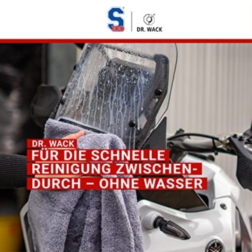 Dr. Wack - S100 Motorrad Schnellreiniger 500 ml I Premium Motorrad-Reiniger für alle Motorräder I Für eine schnelle Reinigung zwischendurch I Hochwertige Motorradpflege – Made in Germany - 2