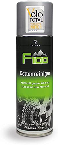 Fahrradreinigungs Bundle - Dr. Wack F100 Fahrradreiniger 750ml, Kettenreiniger 300ml, Kettenöl 100ml, Wascheimer ca. 6L + Nuke Guys Pinsel + detailmate Mikrofasertuch 320GSM - Für alle Fahrräder - 4