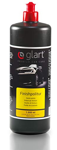 Glart 45FP Finishpolitur Autopflege Autopolitur und Lack Politur für Auto Aufbereitung, car detailing mit Poliermaschine und Polierschwamm, 1.000 ml - 1