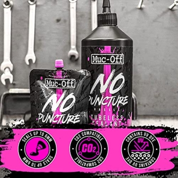 Muc-Off 822 Reifenpanne, Ärger 1L, Pink, 1 Liter - 3