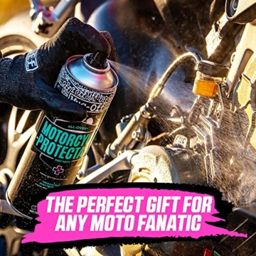 Muc-Off Basis Motorrad Pflegeset – Must-Have Motorrad Zubehör für Reinigung und Pflege – Mit Motorrad Reiniger, Motorradschutzmittel, Motorrad Werkzeug und Mehr - 3