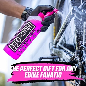 Muc-Off eBike Ultimate Kit – Must-Have-Set zum Reinigen, Schützen und Schmieren Ihres E-Bikes – inklusive Fahrradreiniger, Antriebsreiniger, Bürsten und mehr - 2