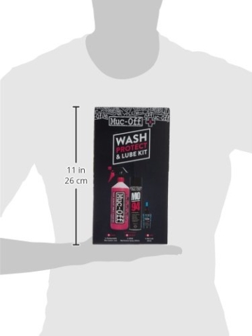 Muc-off Fahrradreinigungskit Wash Protect and Lube, 850, 1 Stück (1er Pack) - 7