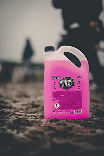 Muc-Off Nano-Tech Motorrad Reiniger, 5 Liter - Hochwirksames, Biologisch Abbaubares Motorrad Reinigungsmittel Spray - Sicher auf Allen Oberflächen - 4