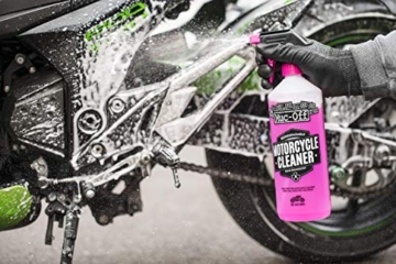 Muc-Off Nano-Tech Motorrad Reiniger, 5 Liter - Hochwirksames, Biologisch Abbaubares Motorrad Reinigungsmittel Spray - Sicher auf Allen Oberflächen - 6