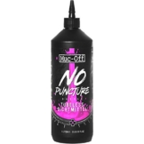 Muc-Off No Puncture Hassle Tubeless Sealant Reifendichtmittel, 1 Liter - Hochwertiges Reifendichtmittel für Schlauchlose Fahrradreifen mit UV-Tracer-Farbstoff, Dichtet Risse und Löcher Bis Zu 6 mm ab - 1