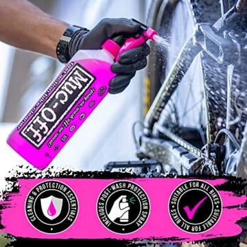 Muc-off Putz Reinigungsmittel Bike Wash Bikespray Vorteils-Set, Mehrfarbig, 925-1 - 3