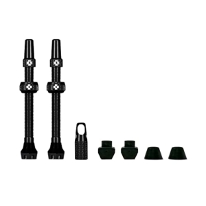Muc-Off Unisex-Erwachsene V2 Presta Tubeless Ventile, Schwarz, 44mm - 1