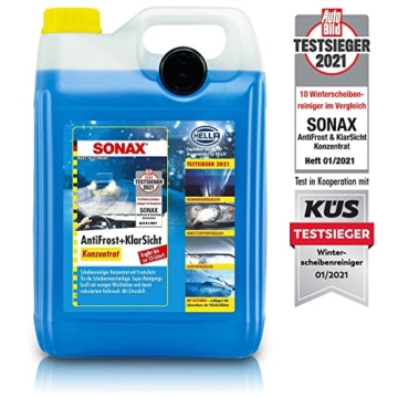 SONAX 4X 03325050 AntiFrost&KlarSicht Konzentrat Frostschutz Waschanlage 5L - 3