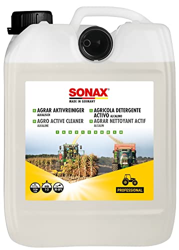 SONAX AGRAR AktivReiniger alkalisch (5 Liter) sehr ergiebiges und effektives Konzentrat, bietet extreme Reinigungsleistung auch bei verhärteten Schmutzbelägen | Art-Nr. 07265000 - 1