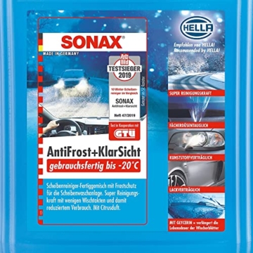 SONAX Frostschutz ANTIFROST & KLARSICHT gebrauchsfertig bis -20°C - 20L 20 Liter - 4