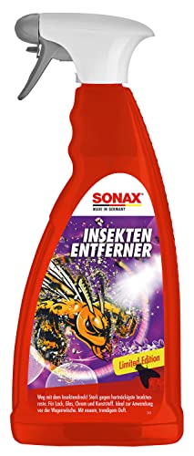 SONAX InsektenEntferner Sonderedition 2023 (1 Liter) zur Entfernung von Insektenresten auf Glas-, Lack-, Chrom- und Kunststoffoberflächen | Art-Nr. 05334410 - 1