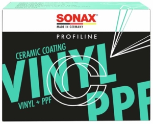 SONAX PROFILINE CeramicCoating CC Vinyl+PPF (50 ml) verleiht hervorragende Wasser- und schmutzabweisende Eigenschaften | Art-Nr. 02790000 - 1