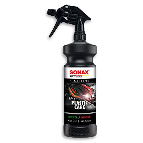 SONAX PROFILINE PlasticCare (1 Liter) Kunststoffpfleger frischt Farben auf, gibt dezenten Glanz und kaschiert Vermattungen und Kratzer auf Kunststoff, Art-Nr. 02054050 - 1