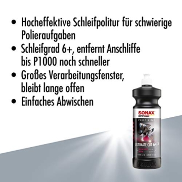 SONAX PROFILINE UltimateCut (250 ml) hocheffektive Schleifpolitur für hohe Prozessgeschwindigkeiten | Art-Nr. 02391410 - 6