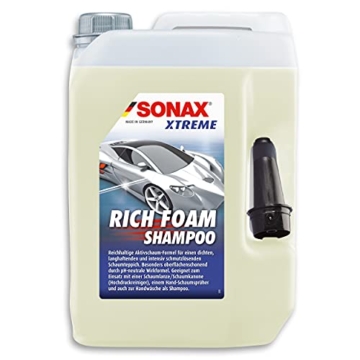 SONAX XTREME RichFoam Shampoo (5 Liter) mit kraftvoller Schmutzlösung und fruchtigem Berry-Duft für das komplette Fahrzeug | Art-Nr. 02485000 - 1