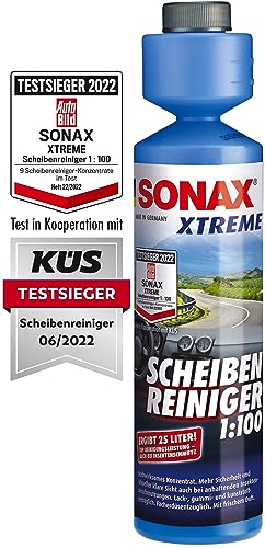 SONAX XTREME ScheibenReiniger 1:100 (250 ml) sorgt sekundenschnell für klare Sicht | Art-Nr. 02711410 , (1er Pack) - 1