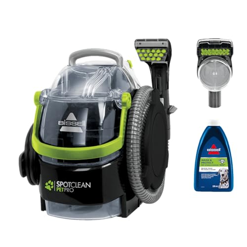 BISSELL SpotClean Pet Pro Teppichreiniger 750W 15585 | Polsterreiniger für Schmutzflecken, Waschsauger für Haustierhalter, Nasssauger für Teppiche, Polster, Auto & mehr - 1