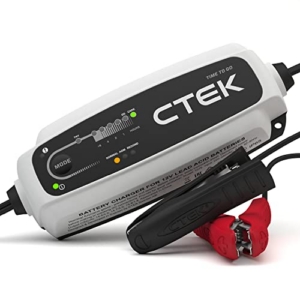 CTEK CT5 Time to Go Batterieladegerät 12V mit Countdown & Startanzeige | Eingebaute Temperaturkompensation, Entsulfatierung, Rekonditionierung, AGM-Option, für Auto - 1