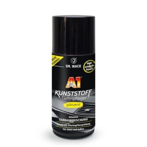 DR. WACK - A1 Kunststoff Tiefenpfleger glänzend 250 ml - Auto Kunststoffpflege für innen & außen - UV-Schutz & Schutz vor Alterung/Versprödung - Hochwertige Autopflege - 1