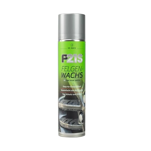 DR. WACK P21S Felgen-Wachs für Auto 400 ml - Felgen-Spray mit Abperleffekt - Felgenschutz für Auto - Easy-to-Clean-Effect für schnelle Reinigung - Hochwertige Autopflege - 1