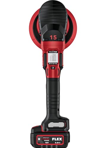 Flex Akku-Exzenterpolierer mit Freilauf 18 V XCE 8 150 18-EC Set (mit Gasgebeschalter, einfache Drehzahlverstellung, ergonomisch) 533021 - 1