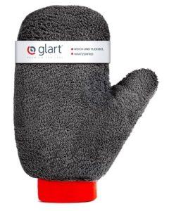 Glart 44FH Mikrofaser Felgenhandschuh 27x12 cm – Auto Felgen Waschhandschuh mit Bündchen – Felgenreinigung ohne Kratzer – Für Alufelgen und Stahlfelgen, Radkappen – Ersatz zur Felgenbürste - 1