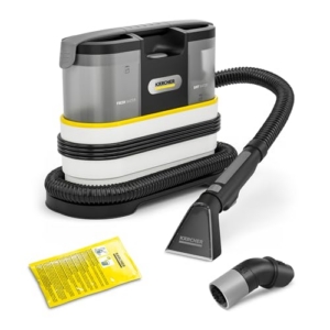 Kärcher Waschsauger SE 2 Spot Care, Weiß | Leistung: 450 W, Frischwassertank: 1,5 l, für Sofa, Auto & Teppich, inkl. Polster- & Fleckendüse + RM 519, Gewicht: 4kg - 1