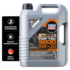 LIQUI MOLY Top Tec 4200 5W-30 | 5 L | Motoröl | Art.-Nr.: 3707 | 3707 / 8973, Top Tec 4200 5W-30 Generation - 1