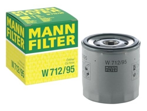 MANN-FILTER, W 712/95 Ölfilter | Für PKW, Hohe Filtrationsleistung, Optimaler Motorschutz, Hochwertige Dichtung, Echte OE-Technologie - 1