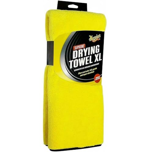 Meguiar's Supreme Drying Towel XL Mikrofasertuch - Trockentuch - Fahrzeugwäsche - Extra groß 55 cm x 85 cm, Ultra saugfähig, maschinenwaschbar, X1905EU - 1