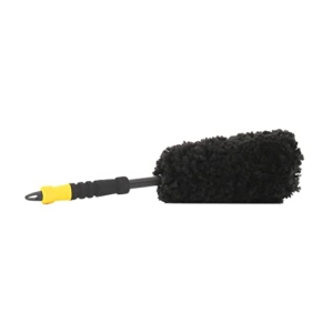 Meguiar's Supreme Wheel Brush Medium - Felgenbürste - Sichere Felgenreinigung, Dichter Mikrofaserflor, Abgewinkelter Schaft, X1902EU - 1