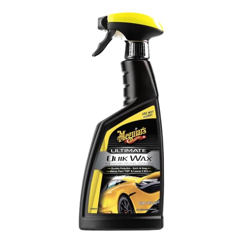 Meguiar's Ultimate Quik Spray Wax® Sprühwachs - Autopflege - Autowachs mit Abperleffekt - einfache Handanwendung - Glatte Schutzschicht für mehr Glanz- 473ml, G200916EU - 1