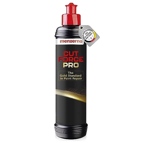 Menzerna Cut Force Pro Auto Politur 250ml 3in1 |All in One Autopolitur zum Kratzer entfernen| Profi One Step Polierpaste Schleifpaste für alle Lackarten |Poliermittel zur Lackpolitur - 1