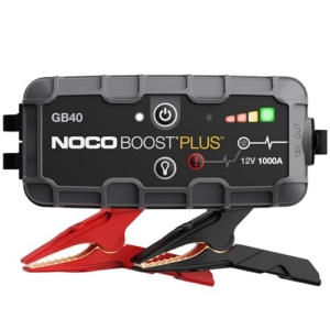 NOCO Boost GB40 1000A Starthilfe Powerbank bis 6,0L Benzin & 3,0L Diesel | UltraSafe-Technologie: funkenfrei & Verpolungsschutz – für 12V-Kfz: Pkw, Motorrad, SUV, Boot, Transporter, Wohnmobil u.v.m. - 1